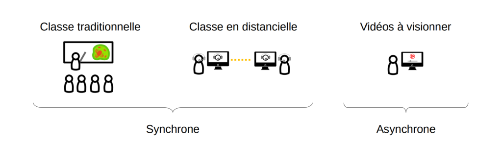 Comparaison formation synchrone et asynchrone