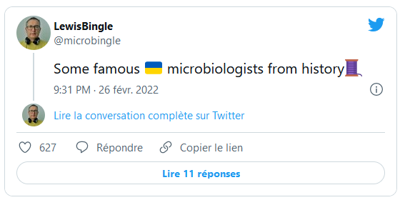 tweet de Lewis Bingle